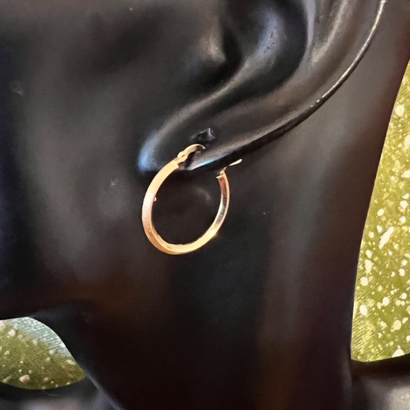 14K Michael Anthony Hoop Earrings / Gold Citrine Jackets - Picture 3 of 16